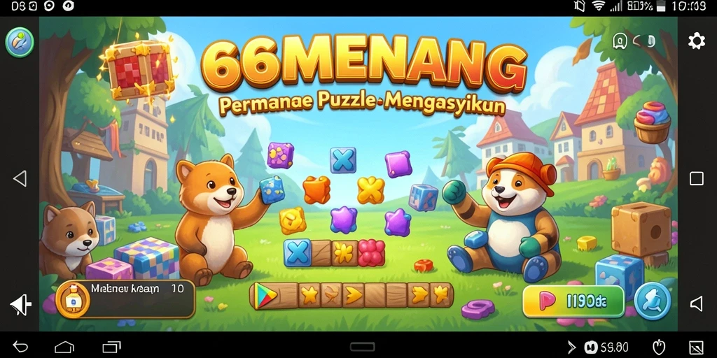 Tangkap momen seru gameplay Puzzle 66MENANG.