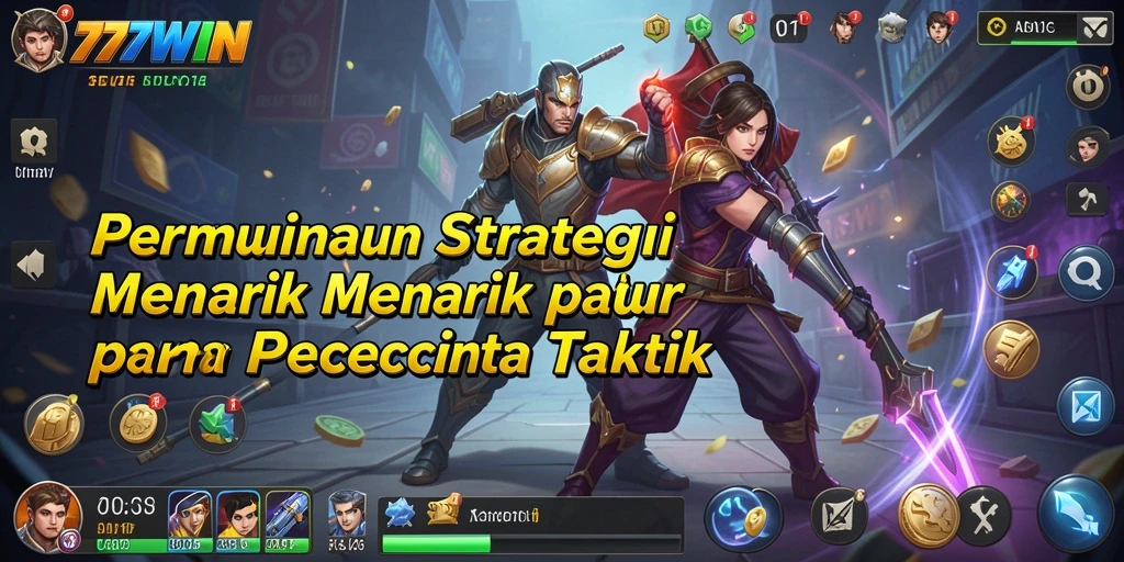 Tampilan gameplay 777WIN yang intens dan strategis.