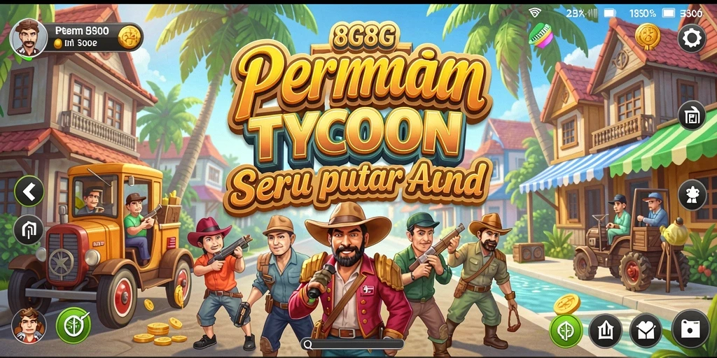 Tampilan gameplay 8G8G yang menantang dan menarik.