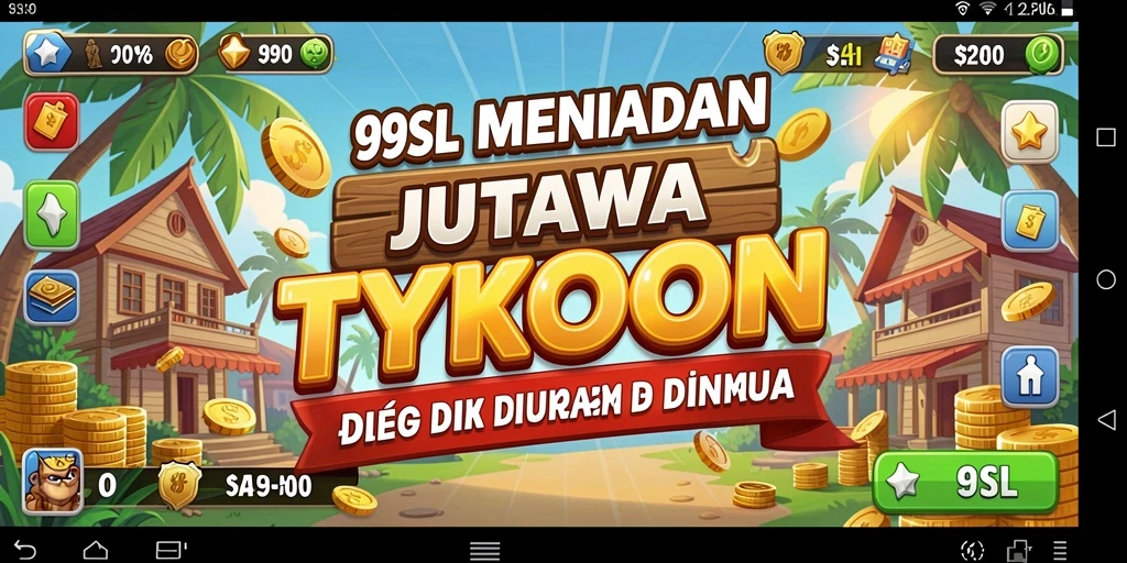 Screenshot gameplay 99SL menampilkan pengelolaan bisnis yang seru.