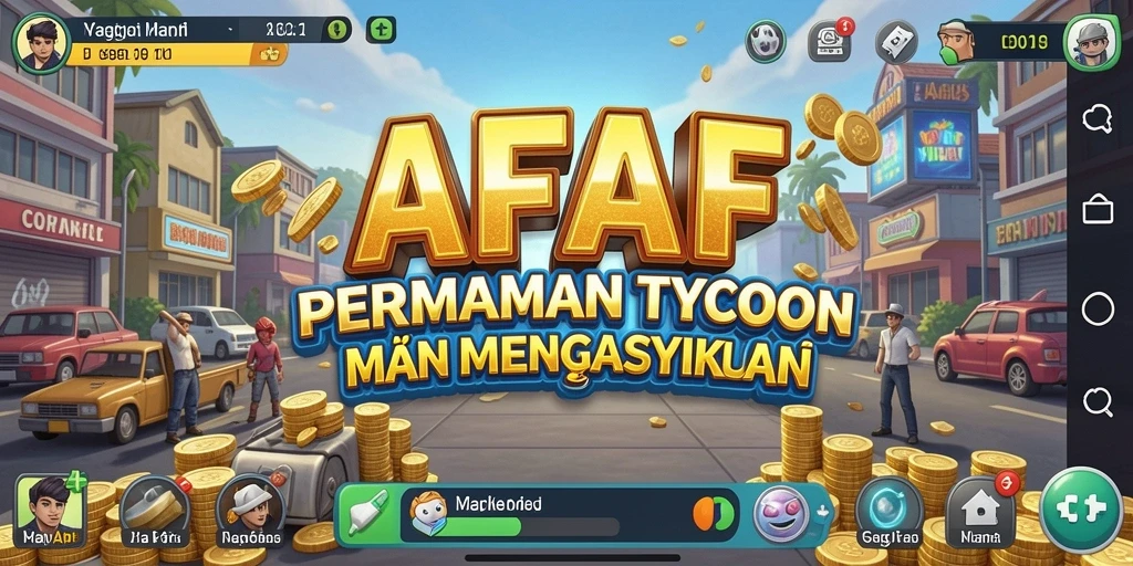 Tampilan gameplay AFAF yang menarik dan penuh warna.
