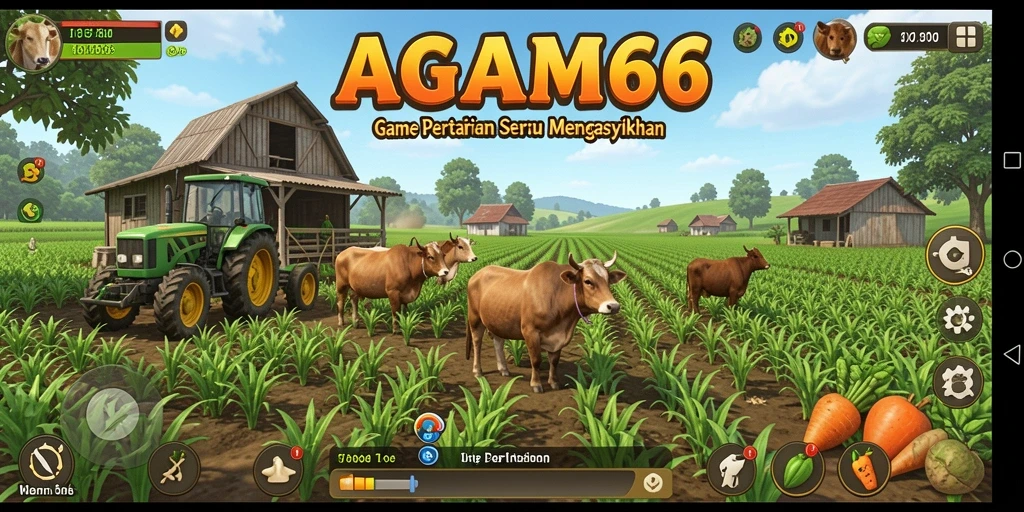 Gambar menarik dari gameplay pertanian AGAM66.