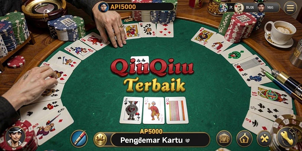 Tangkapan layar menampilkan gameplay seru QiuQiu di API5000.