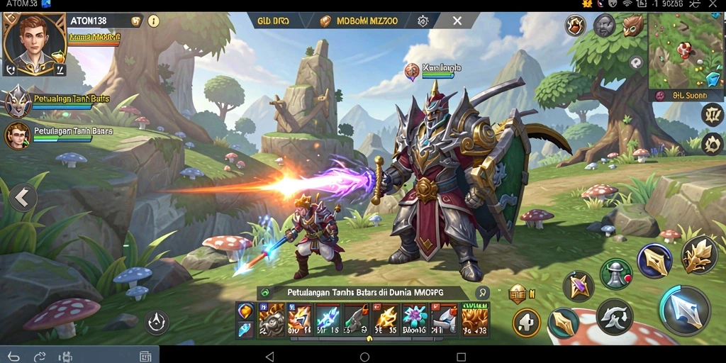Gameplay seru dan interaksi sosial yang menyenangkan di ATOM138.