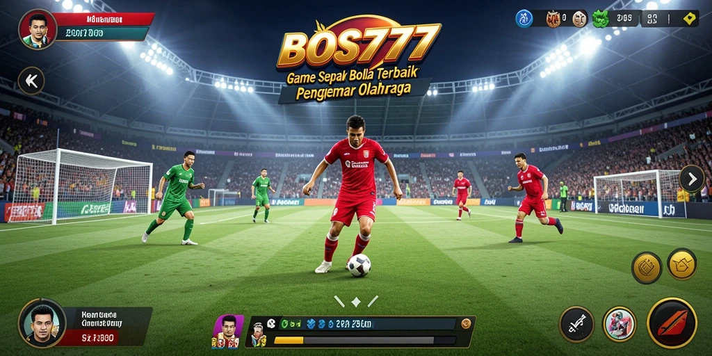 Tampilan gameplay BOS777 yang mendebarkan dan penuh aksi di lapangan.