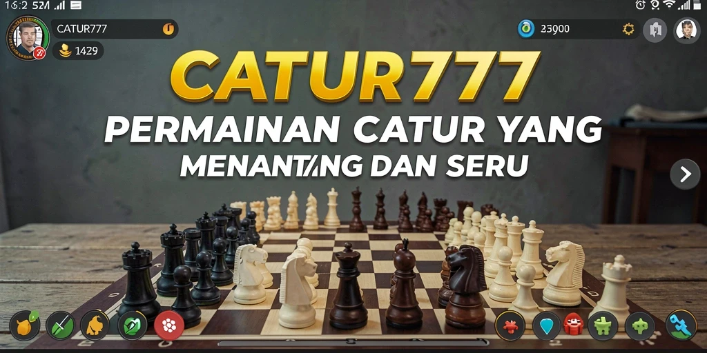 Tampilan gameplay seru di CATUR777 dengan berbagai fitur menarik.