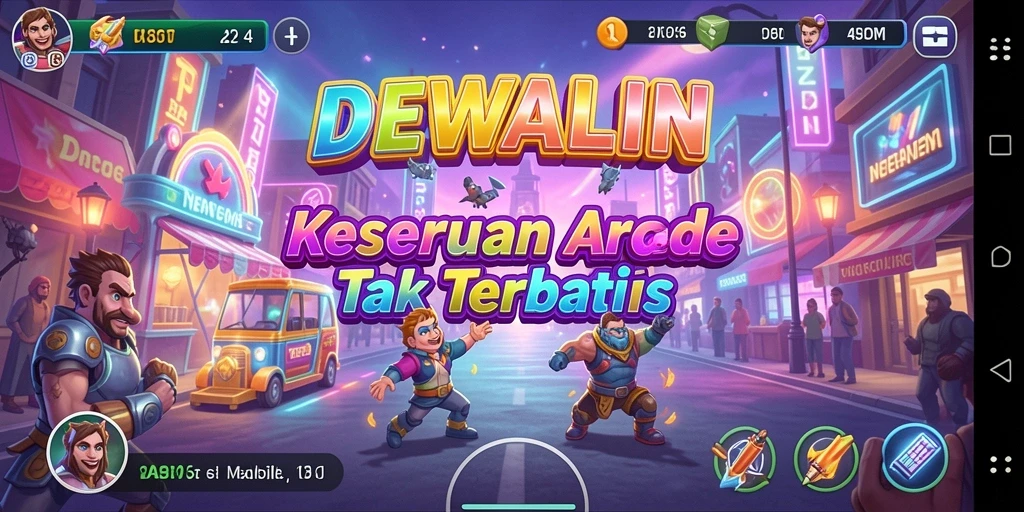 Screenshot gameplay DEWALIN menampilkan aksi seru dari permainan Arcade.