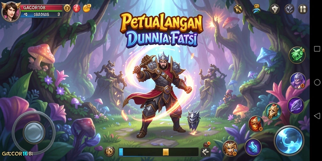 Tampilan aksi seru dalam GACOR108 yang penuh petualangan.