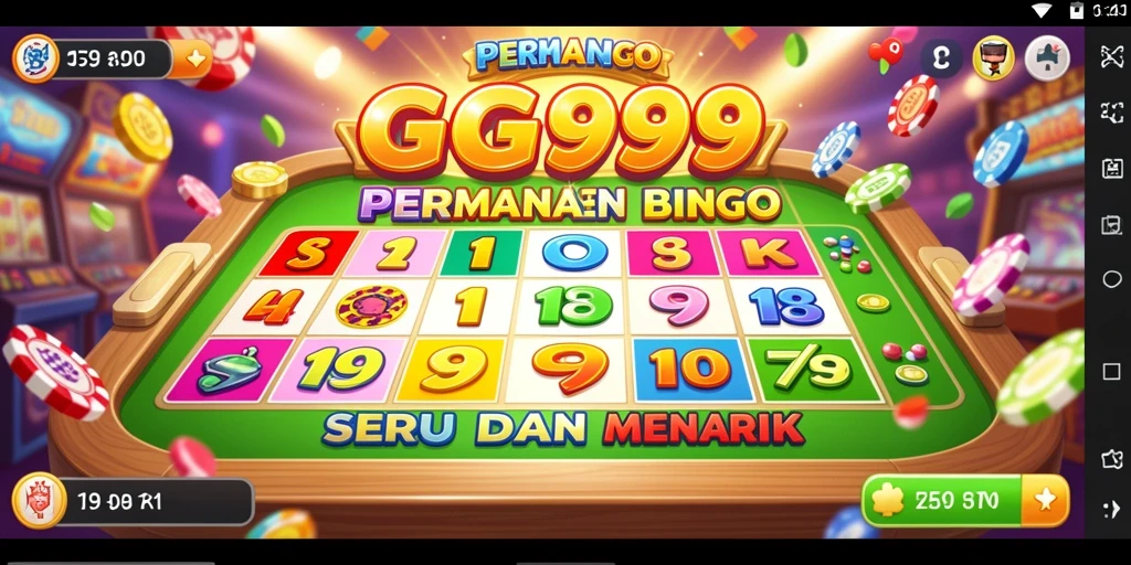 Tampilan gameplay GG999 yang penuh warna dan interaktif.