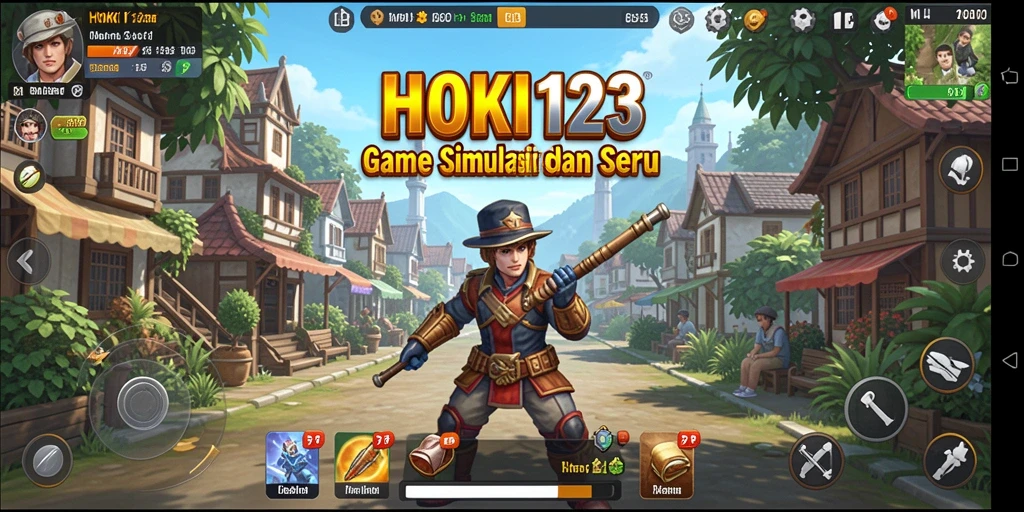 Tampilan gameplay menarik dari HOKI123 saat menjelajahi dunia simulasi.
