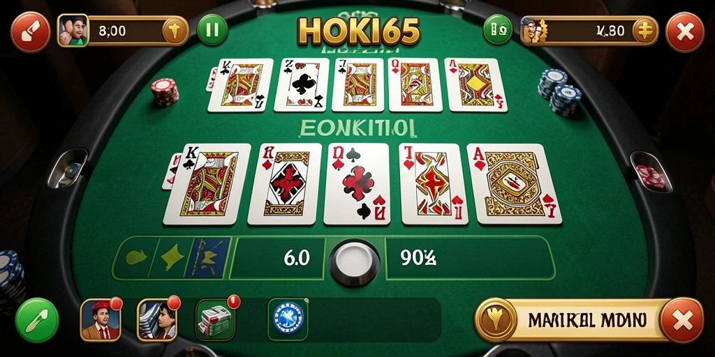 Tampilan gameplay HOKI65 yang menegangkan dan seru.