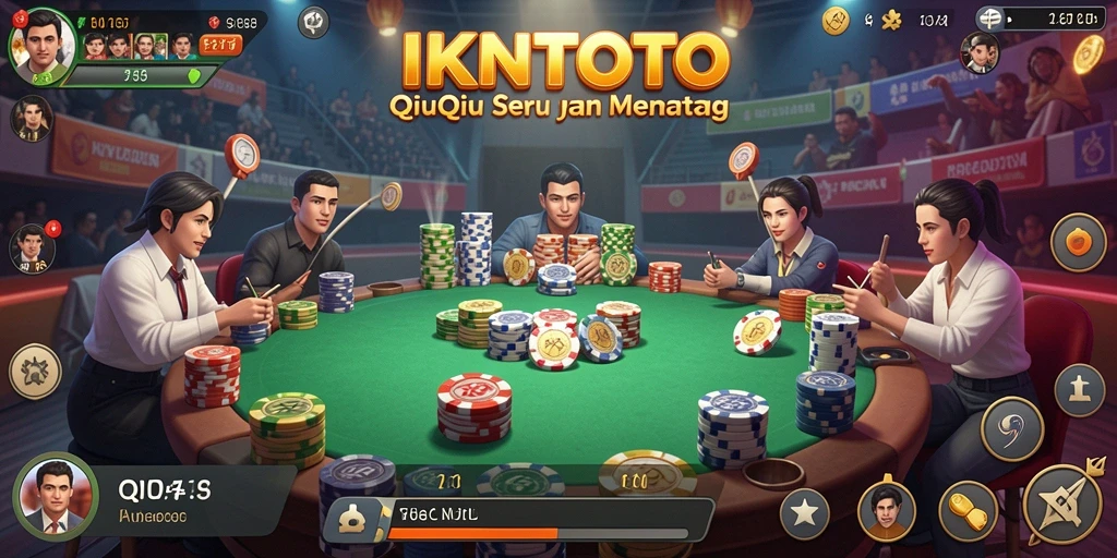 Tampilan gameplay QiuQiu yang mendebarkan di IKNTOTO.