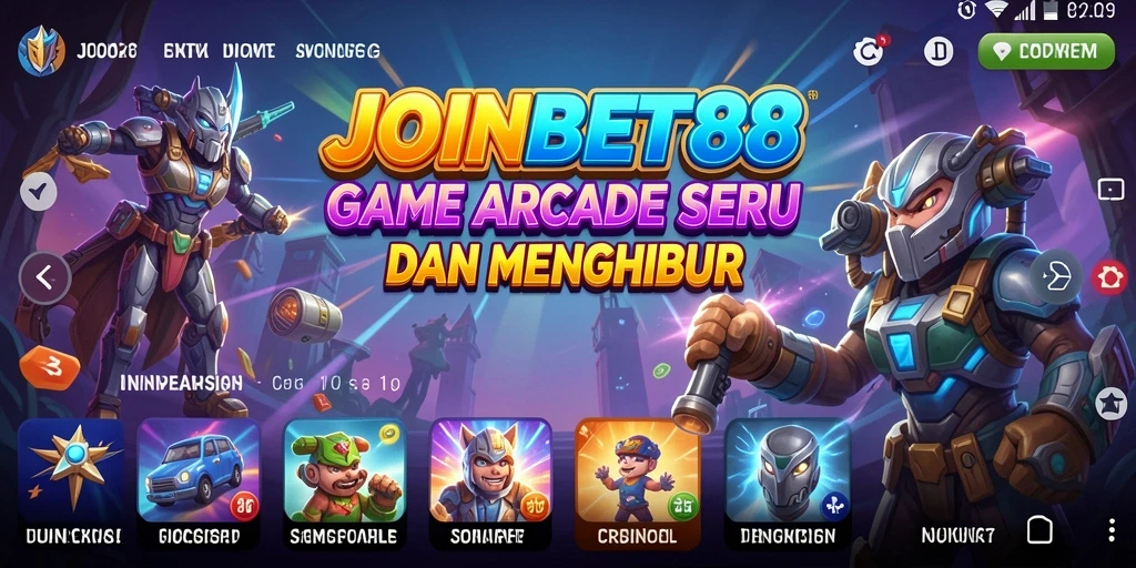 Tangkapan layar gameplay seru dari JOINBET88 yang menampilkan tantangan arcade.