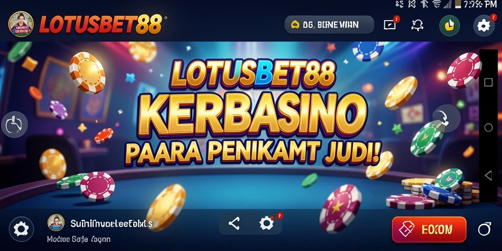 Tampilan screenshot utama LOTUSBET88 menampilkan gameplay mendebarkan di dunia Kasino.