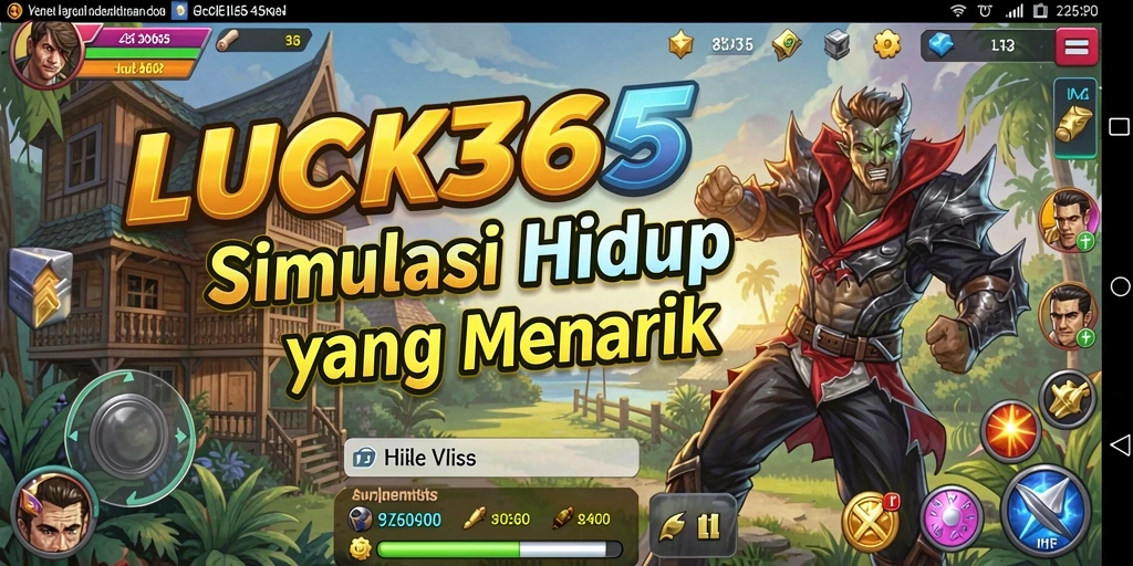 Tampilan menarik LUCK365 dengan gameplay yang seru dan penuh tantangan.