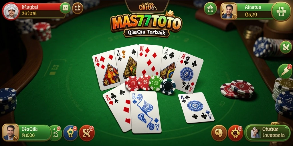 Tampilan gameplay QiuQiu yang seru dan menantang.