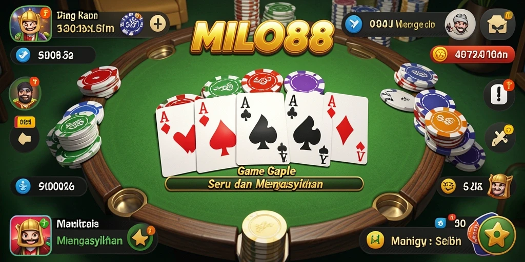 Tampilan gameplay <strong>MILO88</strong> yang memukau dan seru.