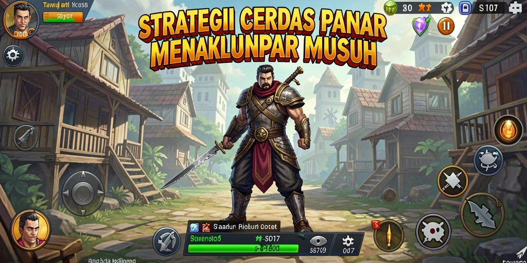 Screenshot utama SD107 menampilkan momen intens dalam pertempuran strategi.