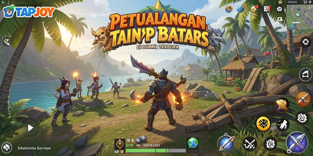 Gameplay TAPJOY yang penuh petualangan di dunia terbuka yang menakjubkan.