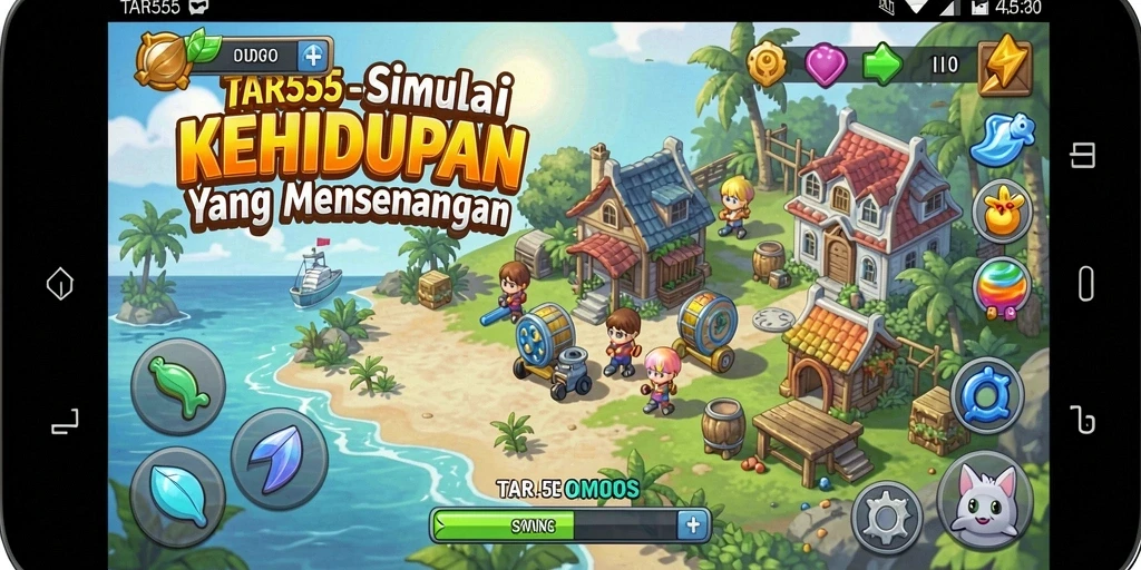 TAR555 menampilkan gameplay simulation yang interaktif dan menyenangkan.