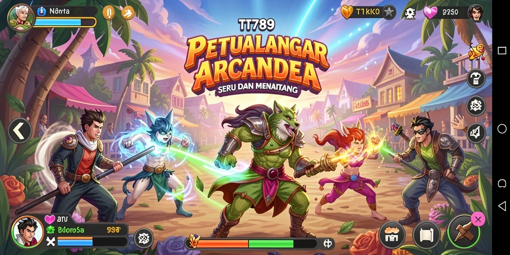 Tangkapan layar TT789 menampilkan gameplay seru dan intens.